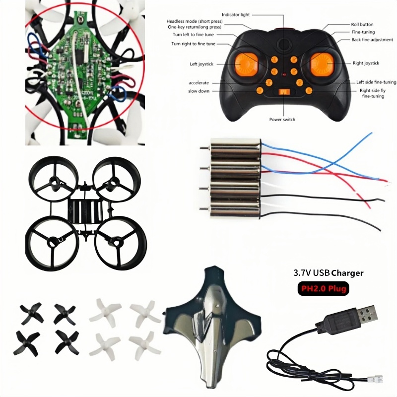 Eachine Drone E010 - Complete DIY Drone Kit 2.4G 6Axis