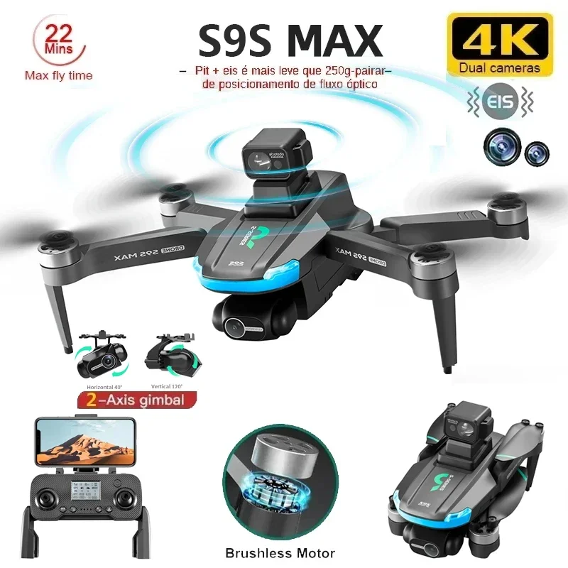 NEW S9S MAX MINI Drone 4K 2-Ax - огляд і ціна Drone Mapping