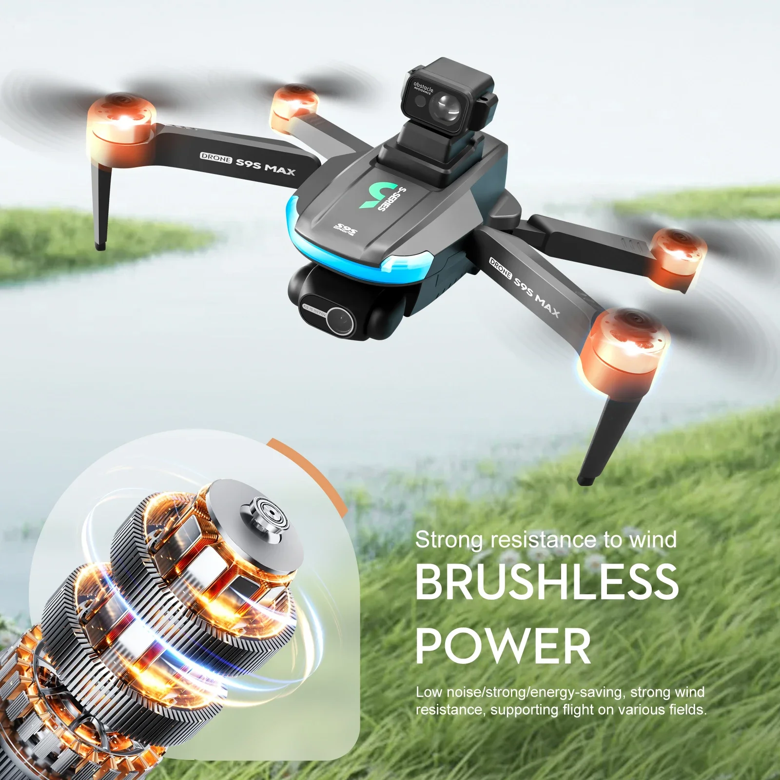 NEW S9S MAX MINI Drone 4K 2-Ax - огляд і ціна Drone Mapping