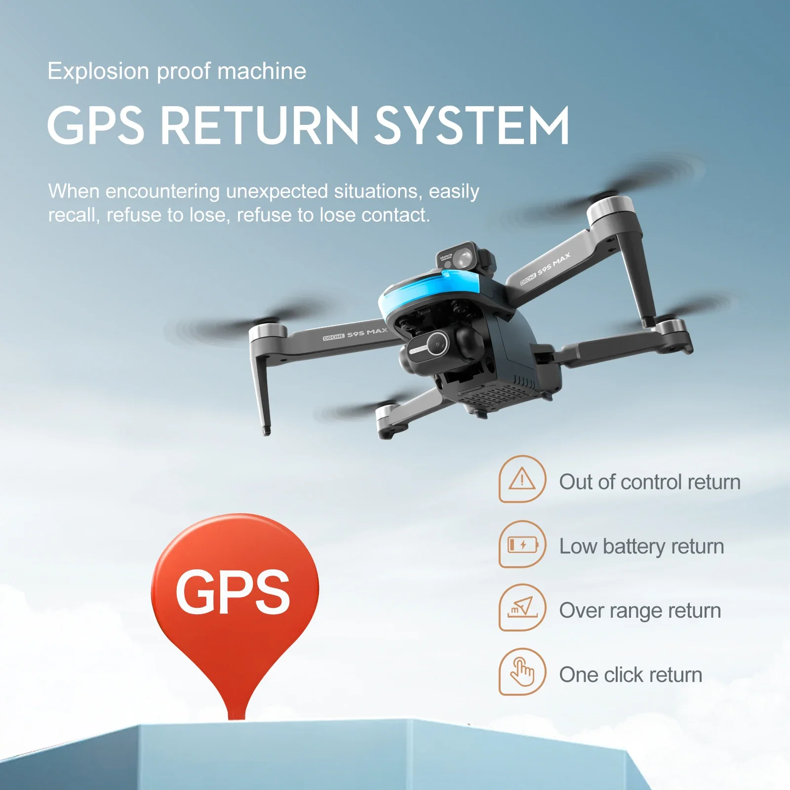 NEW S9S MAX MINI Drone 4K 2-Ax - огляд і ціна Drone Mapping
