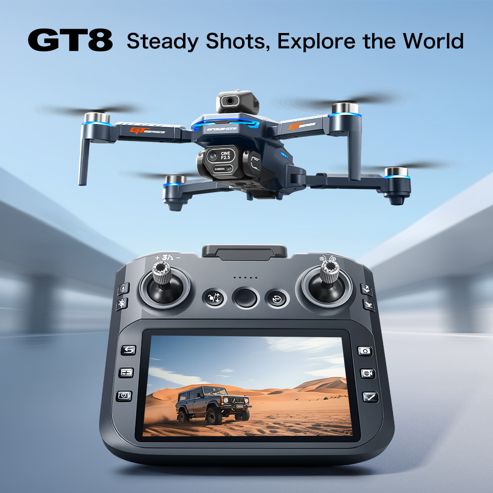 GT8 Max Foldable Drone 8K HD P - огляд і ціна Drone Mapping