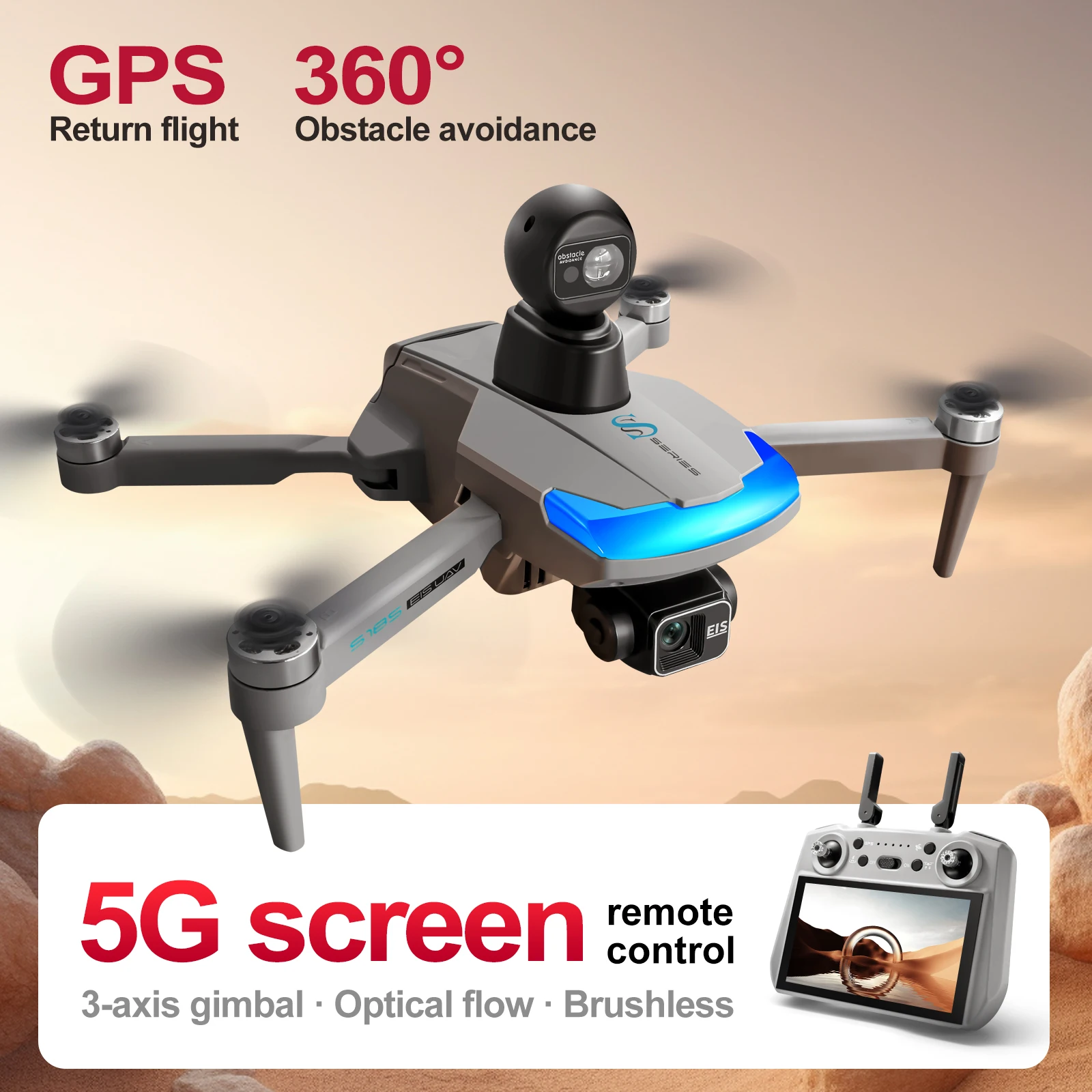 S185 Professional Drone 2.7K H - огляд і ціна Drone Surveying