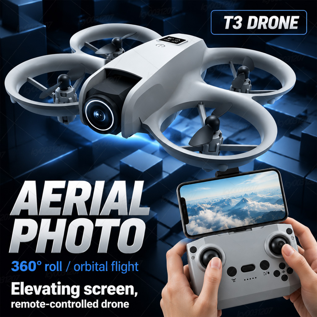 NEW T3 Mini 8K Drone Dual Came - огляд і ціна Drone Video Production